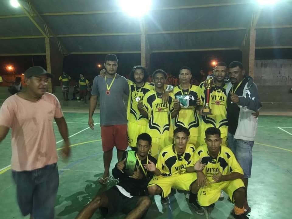 Ontem aconteceu a realização do 1° torneio de futsal do bairro Aroeira.