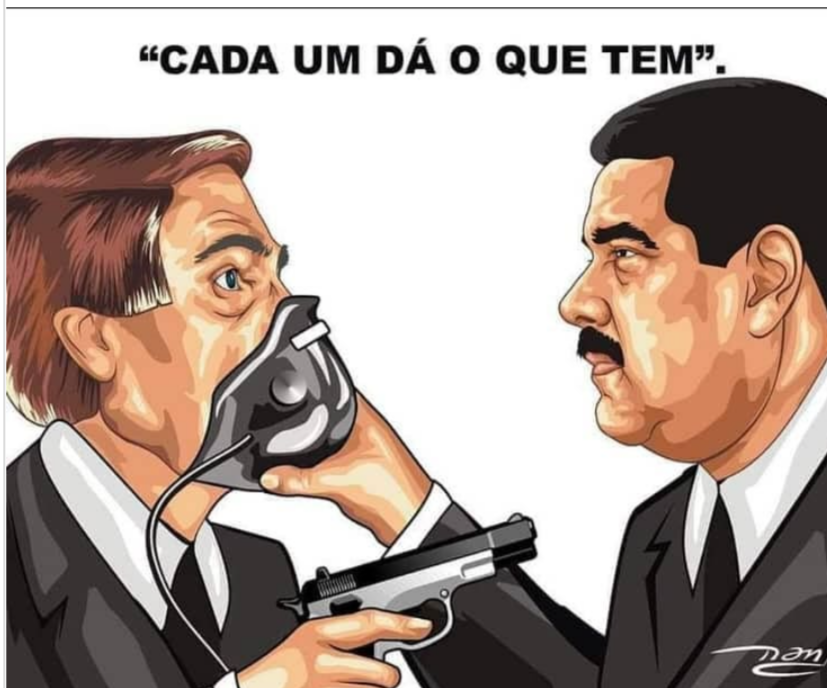 Ministro da Venezuela debocha de Bolsonaro por falta de oxigênio no Amazonas