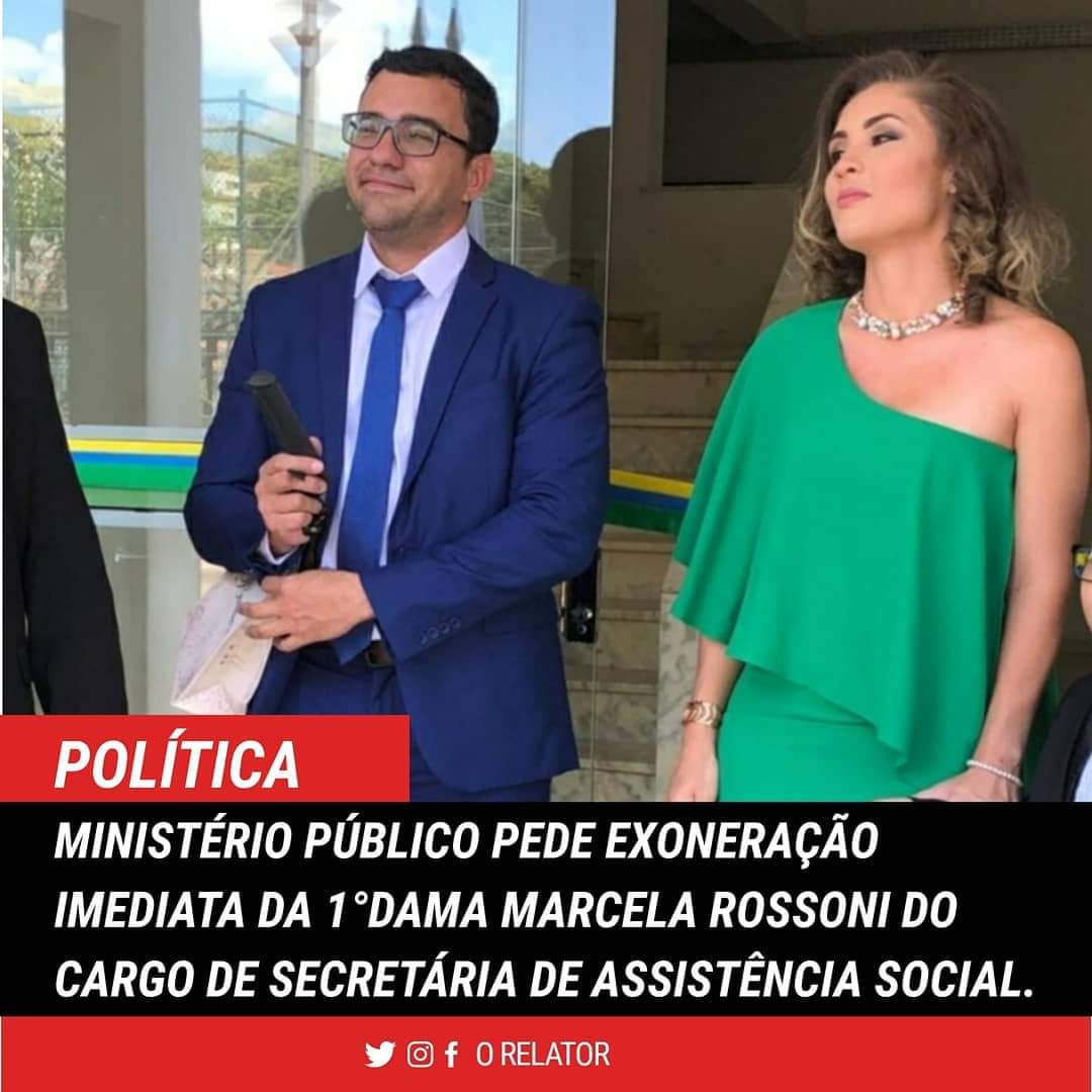 Ministério Público Estadual, através da notificação recomendatória 02/2021, pede exoneração imediata da 1°Dama de São Gabriel da Palha