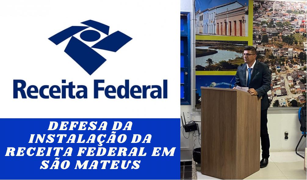 Vereador Kacio Mendes busca articulação para volta da Receita Federal para São Mateus