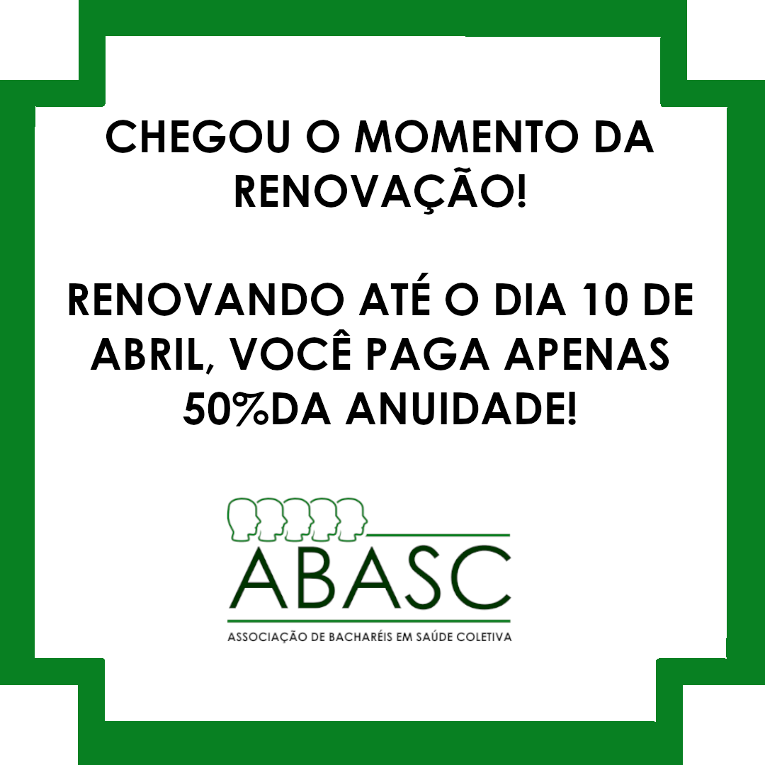 RENOVAÇÃO DE ANUIDADE