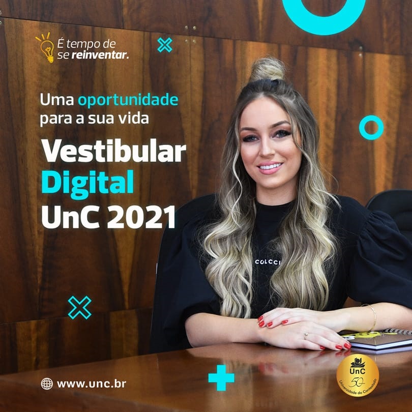 Vestibular UnC 2021: É tempo de se reinventar