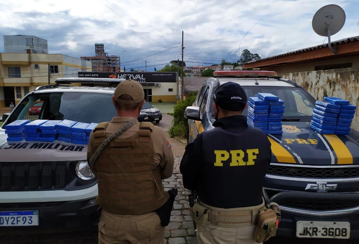 PRF apreende mais de R$ 7 milhões em pasta base de cocaína na BR 116 em Ponte Alta do Norte