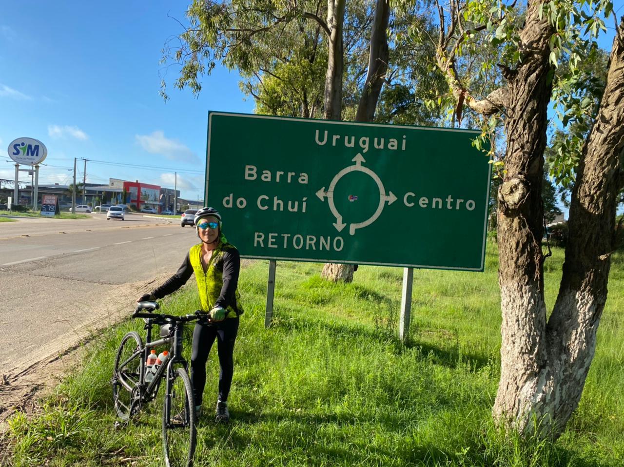 Médico, Alfredo Bittencourt, cumpre desafio de 1.200 km de bicicleta até o Chuí