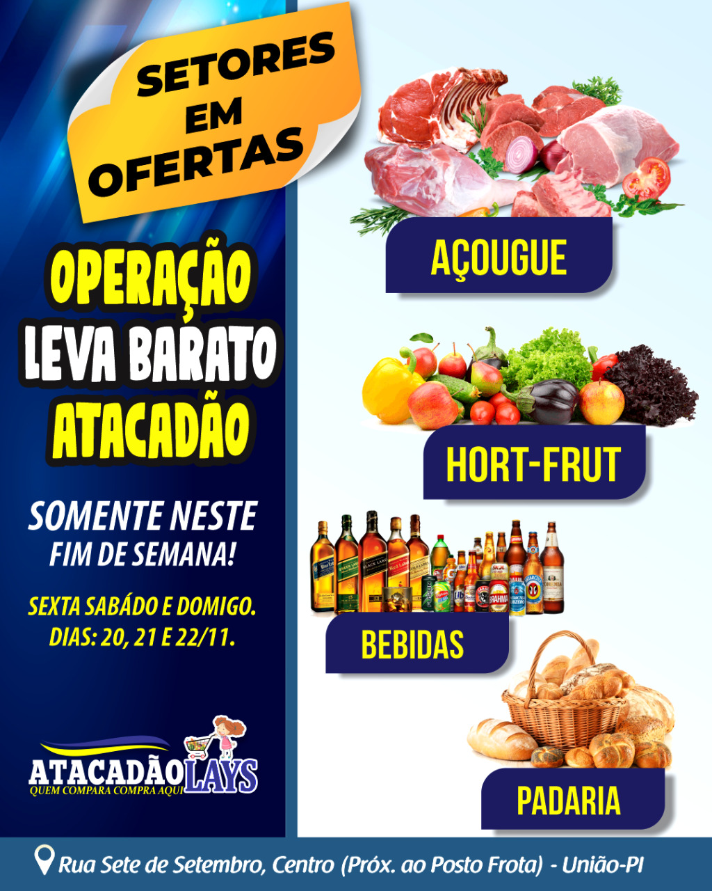 Promoção relâmpago do Atacadão Lays para este fim de semana; Confira