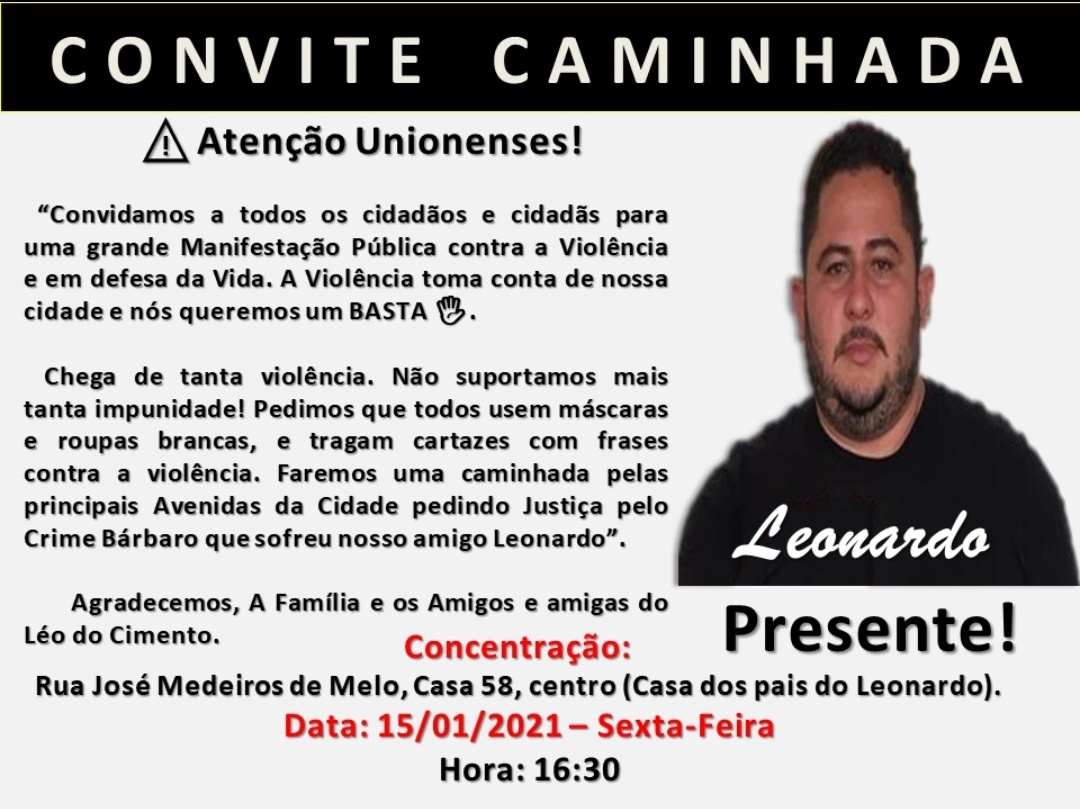 Morte de “Léo do Cimento” provoca onda de protestos em União; Saiba