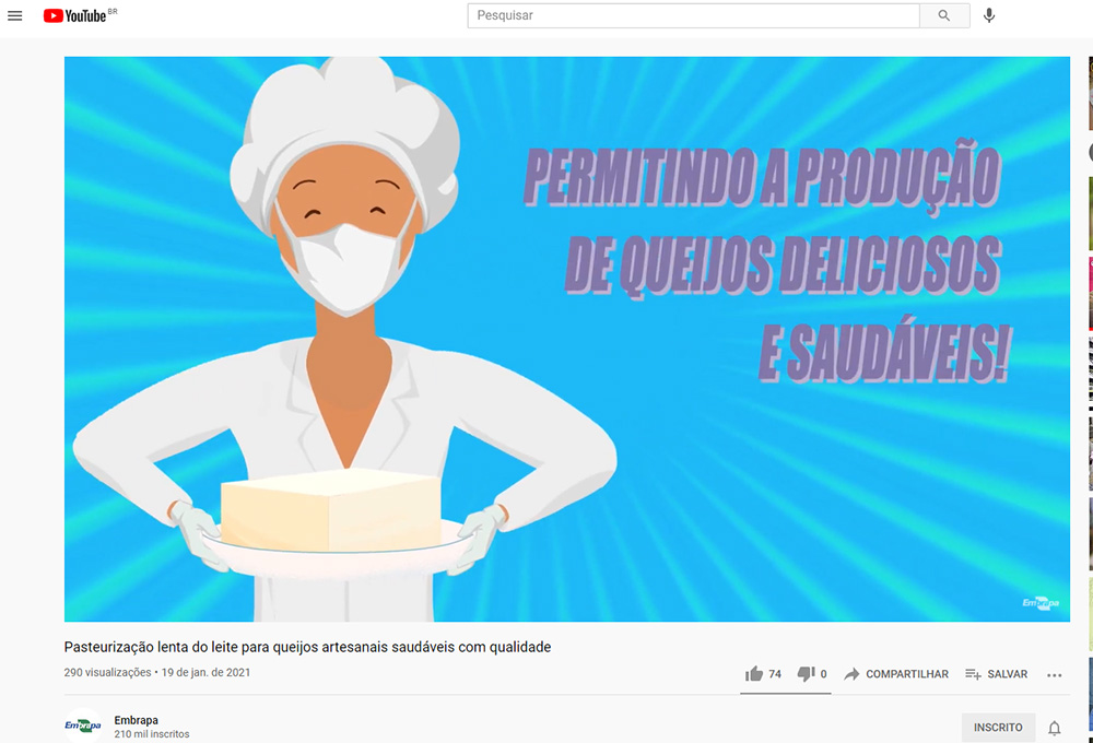 Vídeo mostra passo a passo para pasteurização do leite