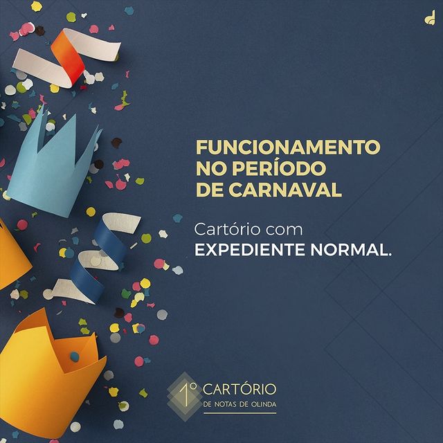 Horário de funcionamento - Carnaval 2021