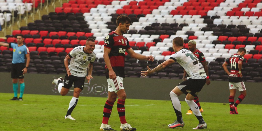 Ceará vence o Flamengo no Maracanã pela 29ª rodada do Brasileirão
