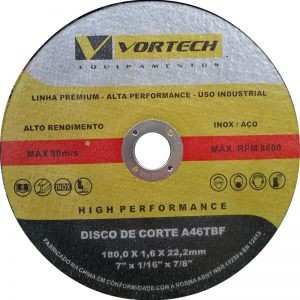 Disco de corte 180 - Vortech